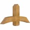 Ekena Millwork Bellingham Rough Sawn Timber Gable Bracket, Western Red Cedar, 48"W x 24"H x 6"D x 6"F, 12/12 Pitch GBW048X24X0606BEL00RWR - alternate 3